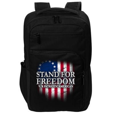 Stand For Freedom V/R Patriotic American Impact Tech Backpack