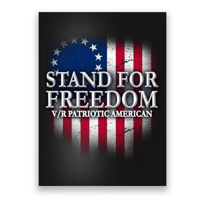 Stand For Freedom V/R Patriotic American Poster