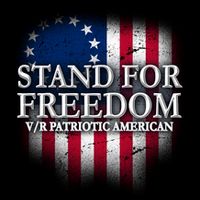 Stand For Freedom V/R Patriotic American Tie-Dye T-Shirt