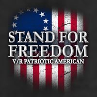 Stand For Freedom V/R Patriotic American Golf Towel