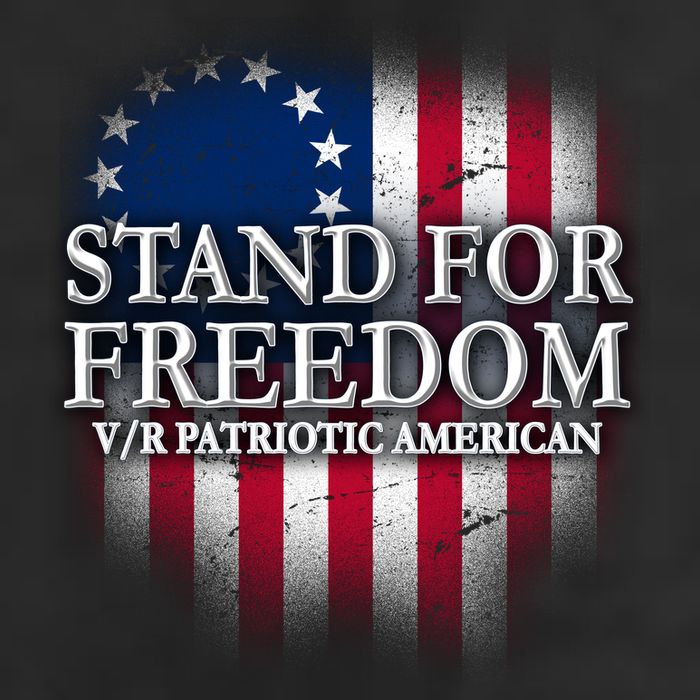 Stand For Freedom V/R Patriotic American Golf Towel