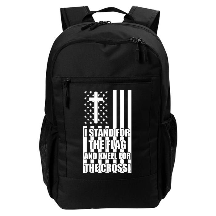 Stand For the Flag and Kneel for the Cross USA Flag Backpack