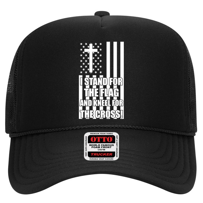 Stand For the Flag and Kneel for the Cross USA Flag Hat