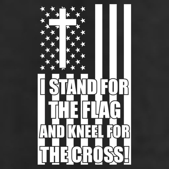 Stand For the Flag and Kneel for the Cross USA Flag Hat