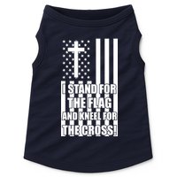 Stand For the Flag and Kneel for the Cross USA Flag Doggie Tank