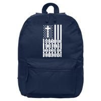 Stand For the Flag and Kneel for the Cross USA Flag 16 in Basic Backpack