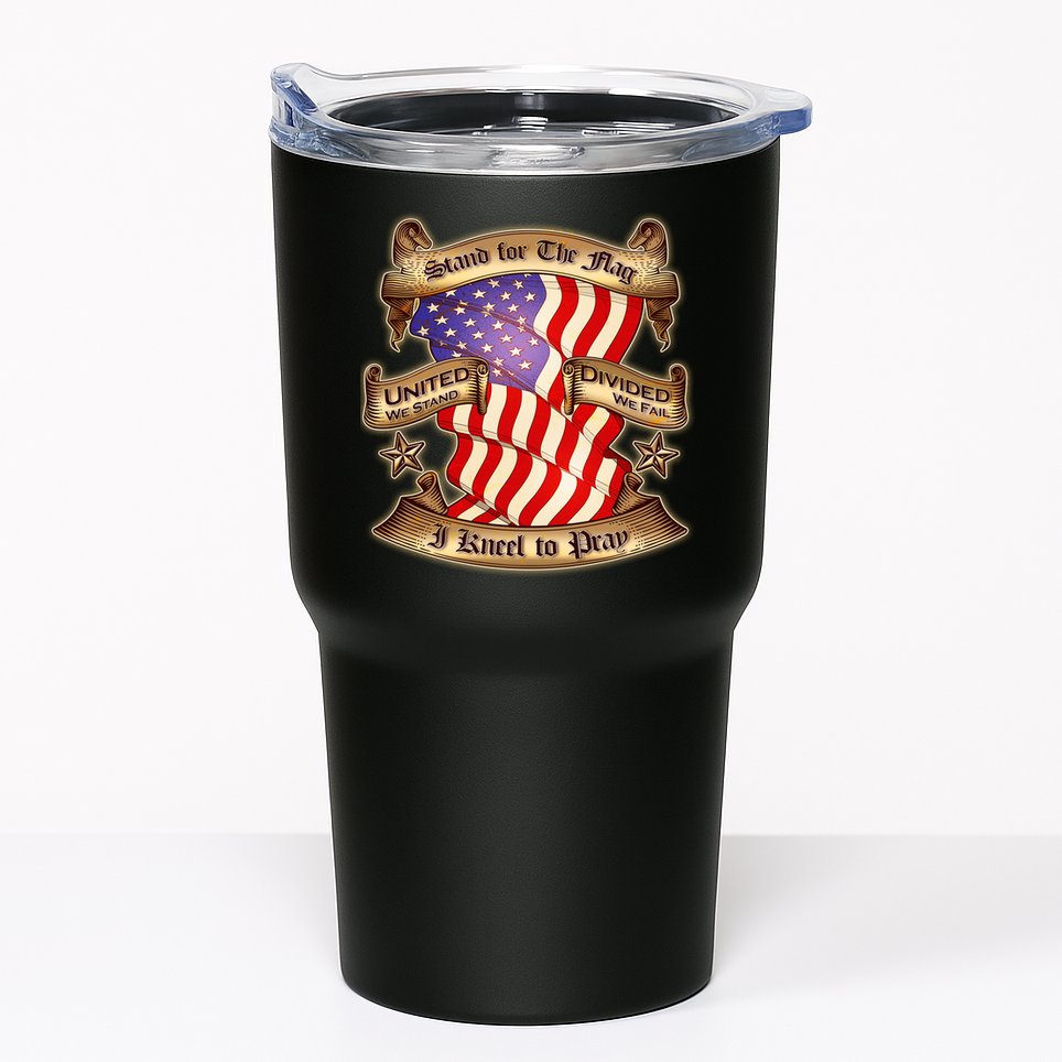 Stand For The Flag I Kneel To Pray United We Stand Divided We Fail Tumbler