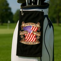 Stand For The Flag I Kneel To Pray United We Stand Divided We Fail Golf Towel