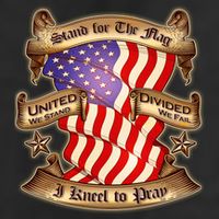 Stand For The Flag I Kneel To Pray United We Stand Divided We Fail Golf Towel