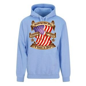 Stand For The Flag I Kneel To Pray United We Stand Divided We Fail Unisex Surf Hoodie