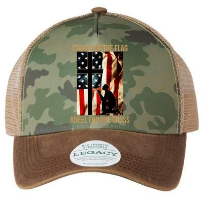 Stand For the Flag Kneel for the Cross Legacy Tie Dye Trucker Hat