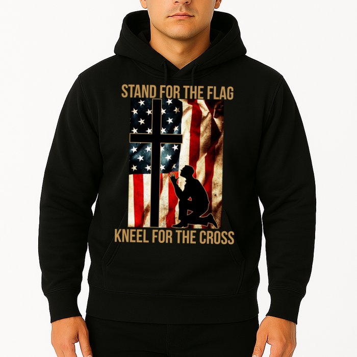 Stand For the Flag Kneel for the Cross Hoodie