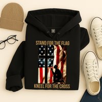 Stand For the Flag Kneel for the Cross Hoodie