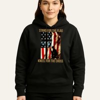 Stand For the Flag Kneel for the Cross Hoodie