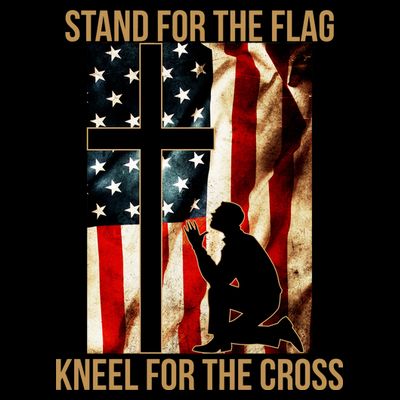 Stand For the Flag Kneel for the Cross T-Shirt