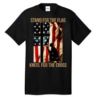 Stand For the Flag Kneel for the Cross Tall T-Shirt