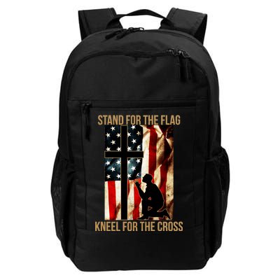 Stand For the Flag Kneel for the Cross Daily Commute Backpack