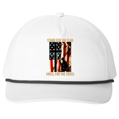 Stand For the Flag Kneel for the Cross Snapback Five-Panel Rope Hat