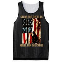 Stand For the Flag Kneel for the Cross Mesh Reversible Basketball Jersey Tank