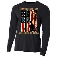 Stand For the Flag Kneel for the Cross Cooling Performance Long Sleeve Crew