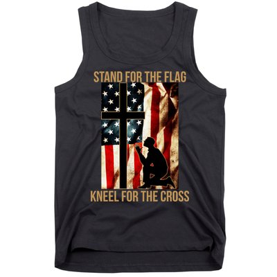 Stand For the Flag Kneel for the Cross Tank Top