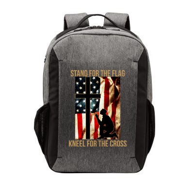 Stand For the Flag Kneel for the Cross Vector Backpack