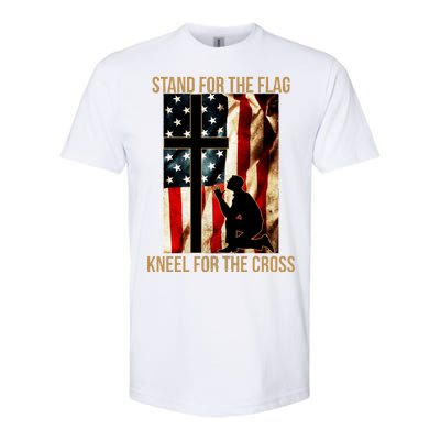 Stand For the Flag Kneel for the Cross Softstyle® CVC T-Shirt