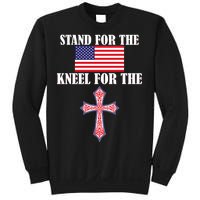 Stand For the Flag Kneel For the Cross National Anthem Sweatshirt