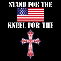 Stand For the Flag Kneel For the Cross National Anthem 7-Panel Snapback Hat