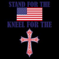 Stand For the Flag Kneel For the Cross National Anthem 16oz Travel Tumbler