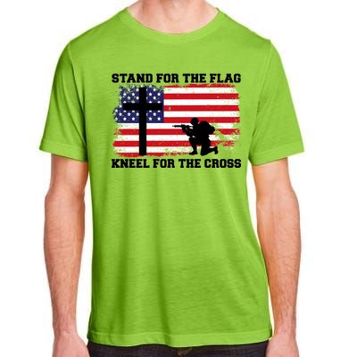 Stand For the Flag Kneel for the Cross USA Army Adult ChromaSoft Performance T-Shirt