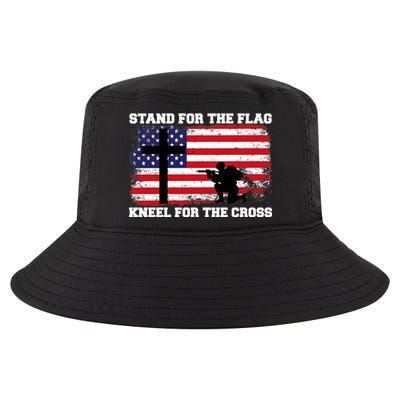 Stand For the Flag Kneel for the Cross USA Army Cool Comfort Performance Bucket Hat