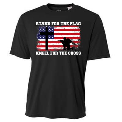 Stand For the Flag Kneel for the Cross USA Army Cooling Performance Crew T-Shirt