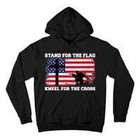 Stand For the Flag Kneel for the Cross USA Army Hoodie