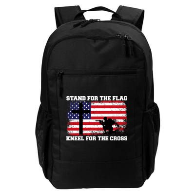 Stand For the Flag Kneel for the Cross USA Army Backpack