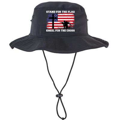 Stand For the Flag Kneel for the Cross USA Army Bucket Hat
