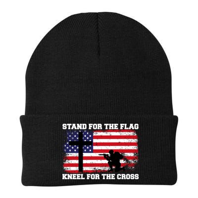 Stand For the Flag Kneel for the Cross USA Army Beanie