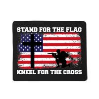 Stand For the Flag Kneel for the Cross USA Army Mousepad