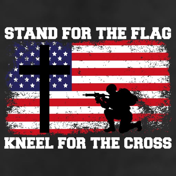 Stand For the Flag Kneel for the Cross USA Army Hat
