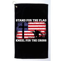 Stand For the Flag Kneel for the Cross USA Army Golf Towel