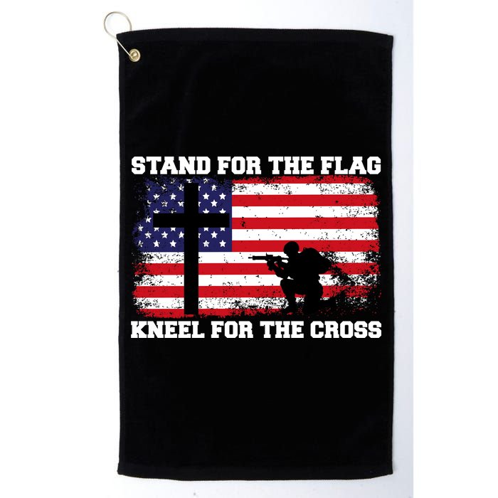 Stand For the Flag Kneel for the Cross USA Army Golf Towel