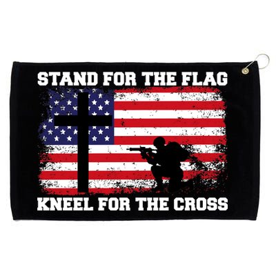 Stand For the Flag Kneel for the Cross USA Army Grommeted Golf Towel