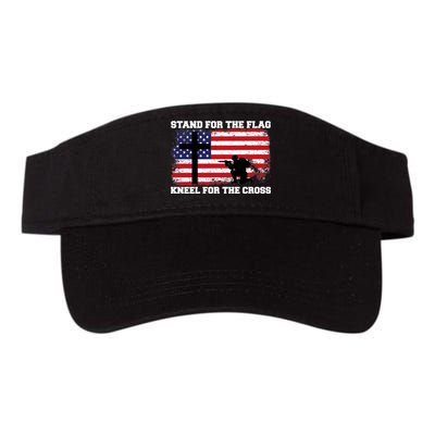 Stand For the Flag Kneel for the Cross USA Army Valucap Bio-Washed Visor