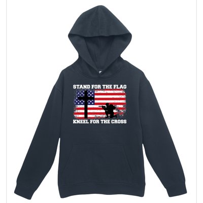 Stand For the Flag Kneel for the Cross USA Army Urban Pullover Hoodie