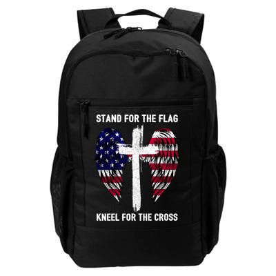 Stand For The Flag Kneel For The Cross USA Eagle Backpack