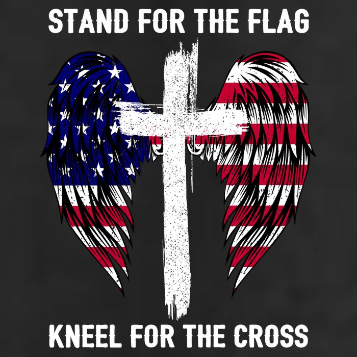 Stand For The Flag Kneel For The Cross USA Eagle 15oz Campfire Ceramic Mug