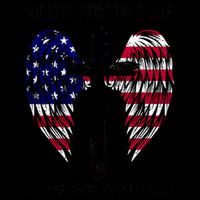 Stand For The Flag Kneel For The Cross USA Eagle 16oz Travel Tumbler