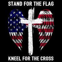 Stand For The Flag Kneel For The Cross USA Eagle Wool Snapback Cap