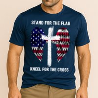 Stand For The Flag Kneel For The Cross USA Eagle Performance Shirt