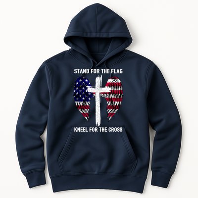 Stand For The Flag Kneel For The Cross USA Eagle Hoodie
